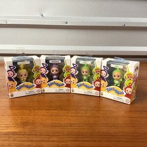 TLS Toys Teletubbies Laa-Laa Dipsy Tinky Winky Figures Lot of 4